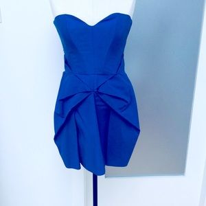 Topshop mini strapless fashion dress